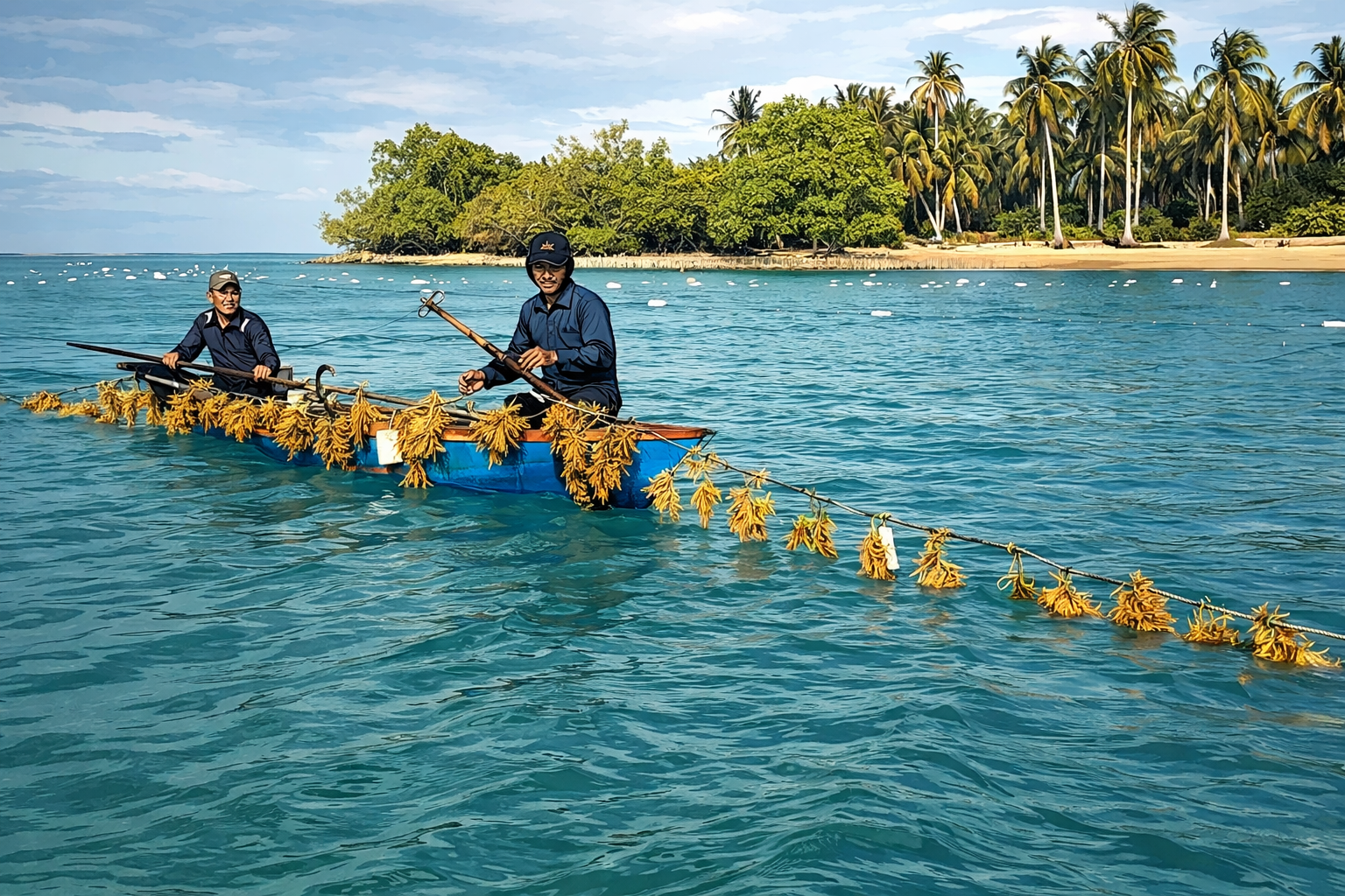 Pulau Lalang Jadi “Tambang Hijau” Di Laut Lingga